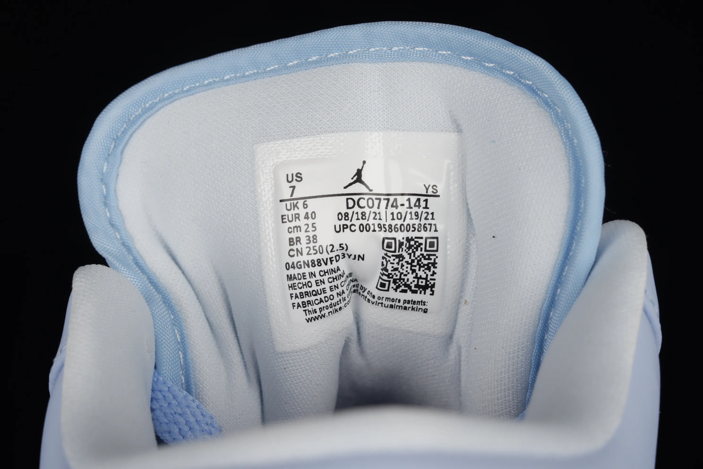 All categories Air Jordan Jordan series basketball shoes Air Jordan 1 Low Air Jordan 1 Low "Aluminum" AJ1 Joe 1 new North Carolina blue DC0774-141